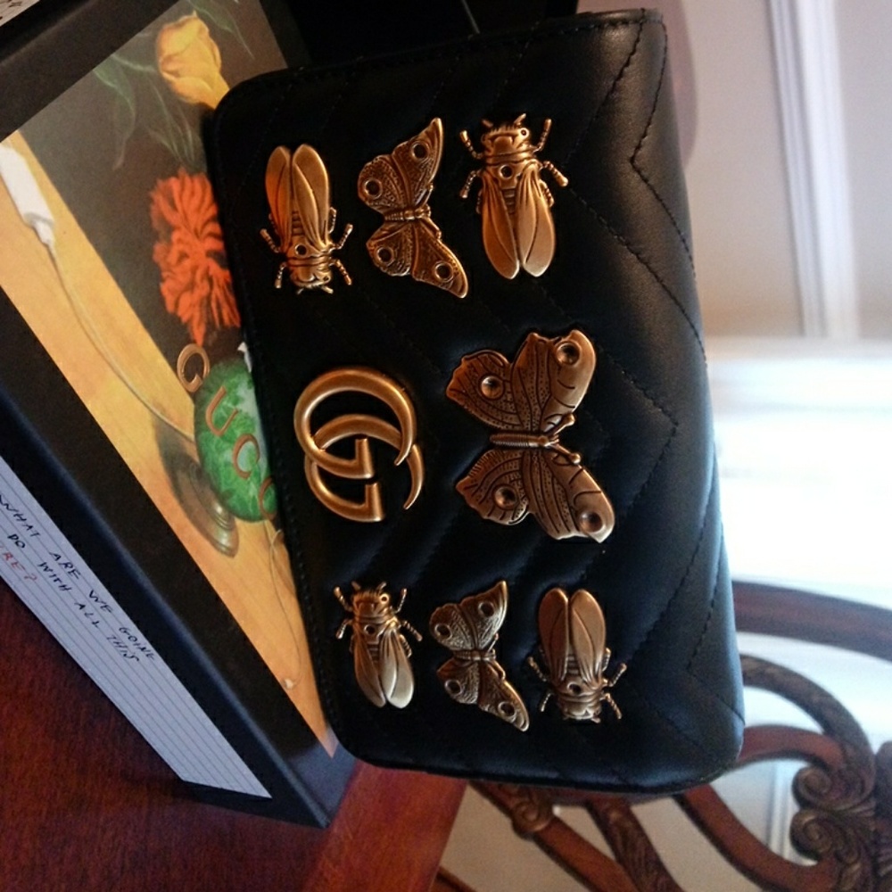 GUCCI MARMONT ANIMAL STUDS MINI 